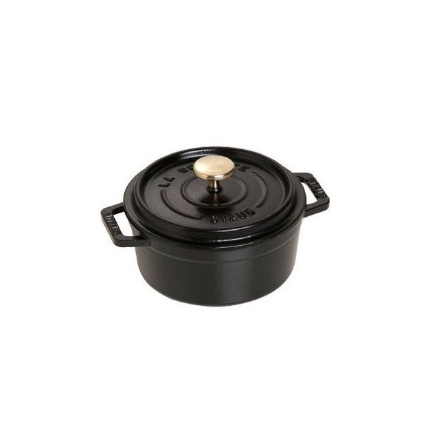 Cocotte Ronde 12 cm Noir Staub Fonte 0.4 l
