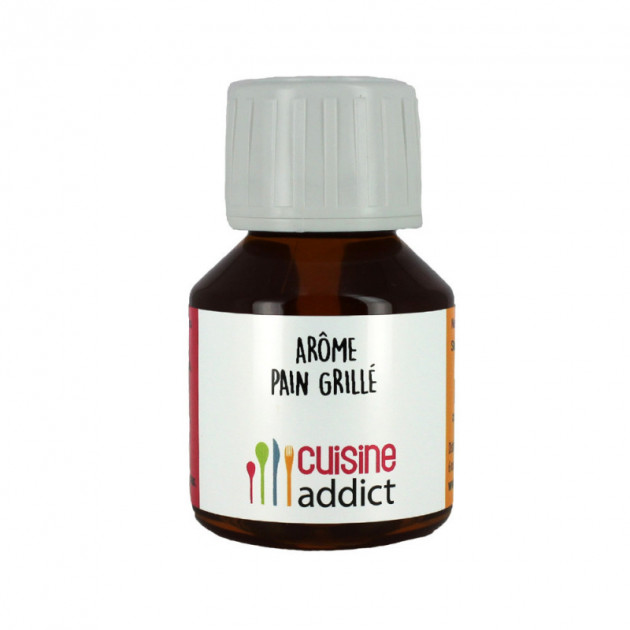 Arome alimentaire Pain grille 58ml Cuisineaddict