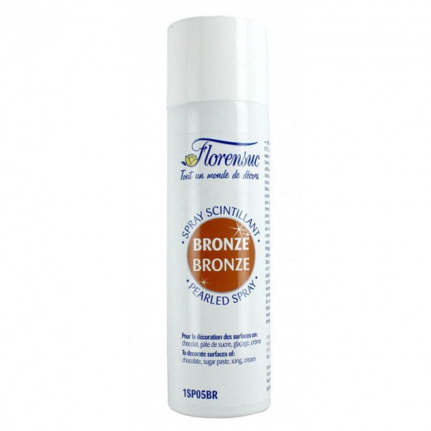 Spray Alimentaire Scintillant Bronze 250 ml Florensuc