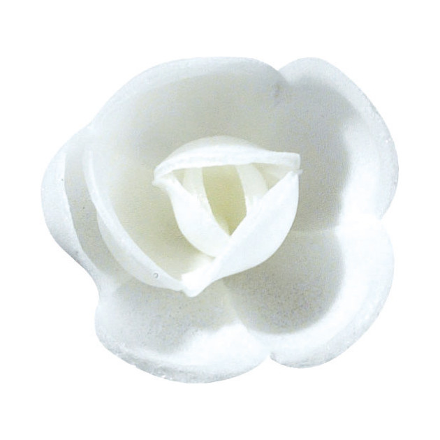 Fleurs de rose blanche x6. grandes feuilles x12 - en Azyme Fleurs de rose blanche x6. grandes feuilles x12 - en Azyme