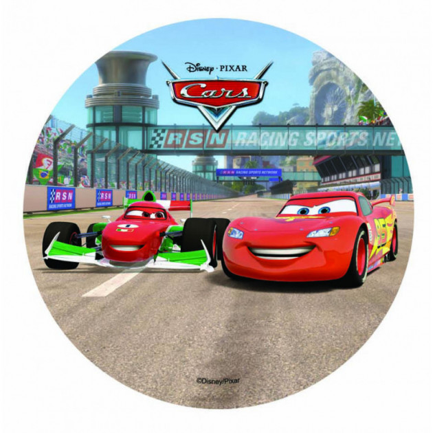 Disques Azymes Cars 21 Cm Course Avec Francesco Decors Pour Gateaux Decoration Florensuc Disques Azymes Cars 21 Cm Course Avec Francesco Decors Pour Gateaux Decoration Florensuc