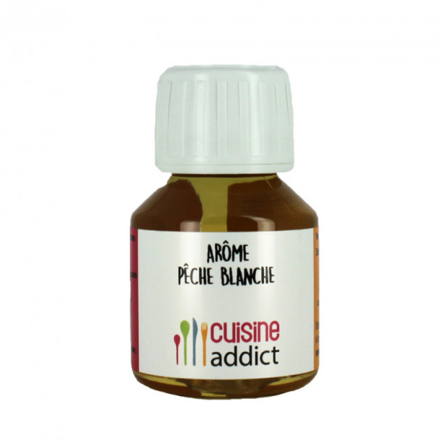 Arôme Alimentaire Naturel Pêche Blanche 58ml Cuisineaddict