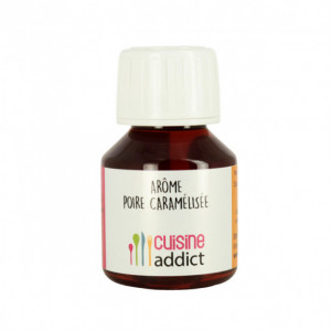 Arôme alimentaire Poire caramélisée 58ml Cuisineaddict