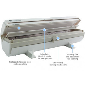 Dévidoir Cuisine Wrapmaster 1000 Film alimentaire & Alu Dévidoir Cuisine Wrapmaster 1000 Film alimentaire & Alu