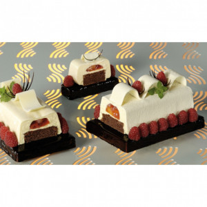 Moule 2 Bûches Trapèze Thermoformé (x10)