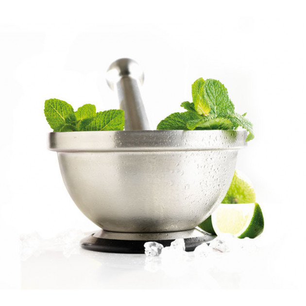 Preparez vos cocktails avec le Mortier Pilon Inox