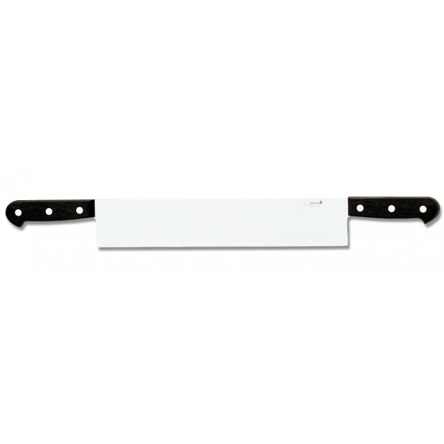 Couteau a fromage 33 cm 2 mains manche rivetee ABS Deglon lame acier inox Couteau a fromage 33 cm 2 mains manche rivetee ABS Deglon lame acier inox