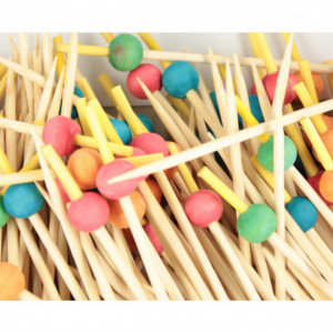 Pique Cocktail à Boule - L 100 (x200) Pique Cocktail à Boule - L 100 (x200)