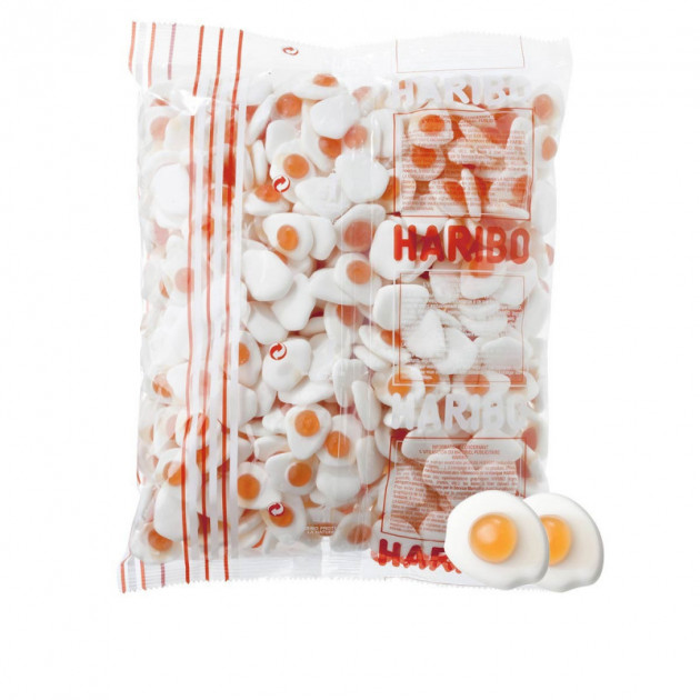 Oeufs au Plat Haribo - Sachet Bonbon Vrac 1.5 Kg