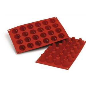 Moule Silicone Volcan Ø 3,9 x H 3,3 cm (x24) Silikomart