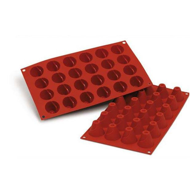 Moule Silicone Volcan Ø 3,9 x H 3,3 cm (x24) Silikomart