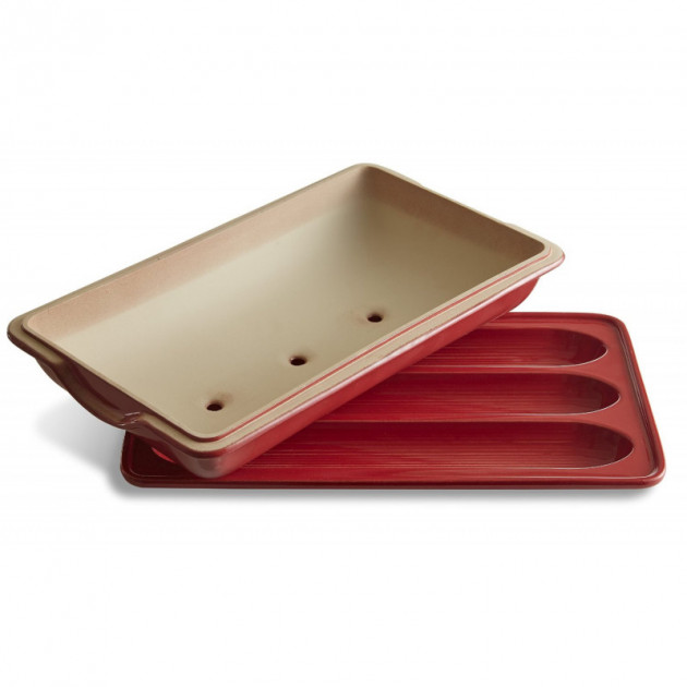 Moule a Baguettes en ceramique Emile Henry Moule a Baguettes en ceramique Emile Henry