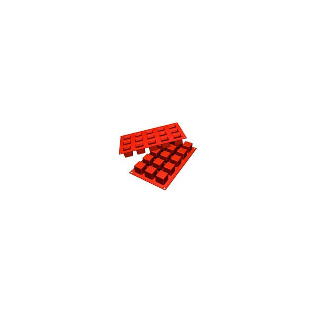Moule mini cubes en silicone Silicon Flex 15 figures