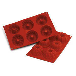 Moule kougloffs assortis professionnel en silicone Moule kougloffs assortis professionnel en silicone