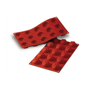 Moule Silicone Narcisses 4,4 cm x H 2,5 cm (x15) Silikomart Moule Silicone Narcisses 4,4 cm x H 2,5 cm (x15) Silikomart