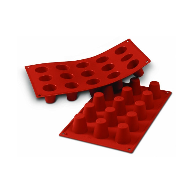 Moule Silicone Babas 3,5 cm x H 3,8 cm (x15) Silikomart