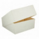 Boîte pâtissière blanche - 25 x H 8 cm - (x50)