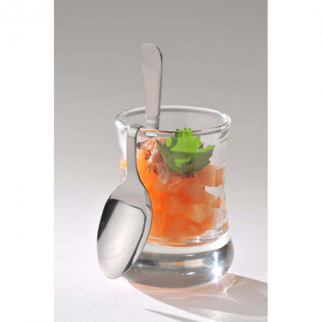 Lot de 6 Cuilleres coudees a moka Drakkar par LeBrun Lot de 6 Cuilleres coudees a moka Drakkar par LeBrun