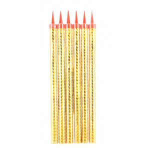 Bougie fontaine étincelles 75 secondes (x6)