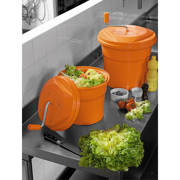 Essoreuse à salade manuelle 10 litres - Dynamic, matériel professionnel  cuisine