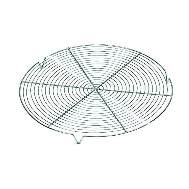 Grille Ronde avec pieds Chromee Ã˜ 28 cm