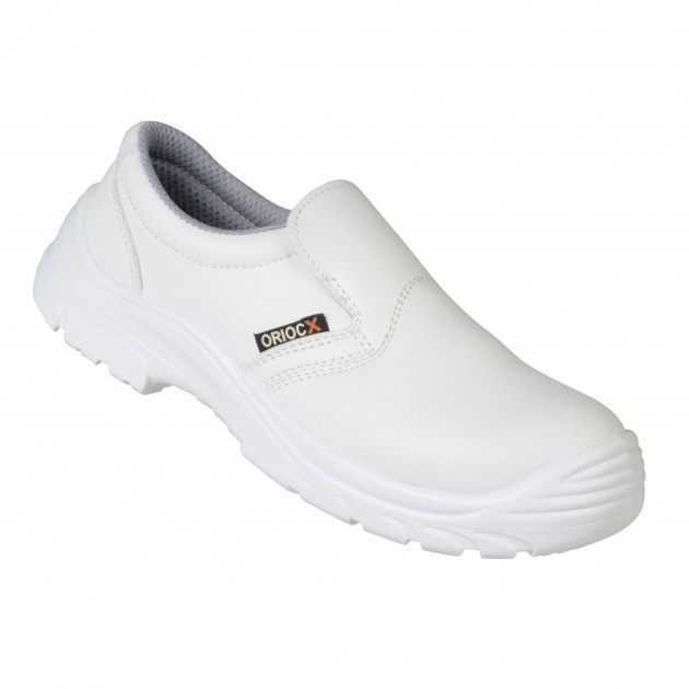 Mocassins de Securite T.45 Blanc QUINTANAR Robur