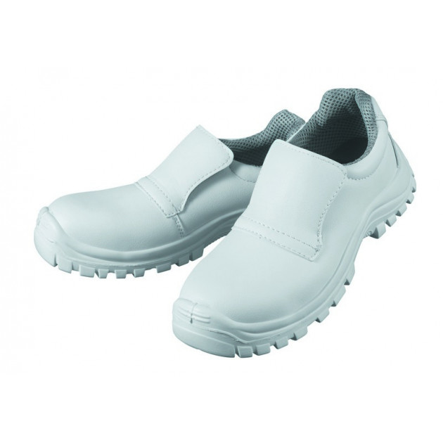 Mocassins de Securite T.43 Blanc BONIX Robur