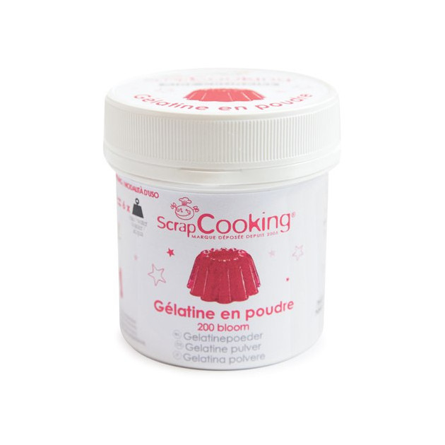 Gelatine en poudre 50 g 200 bloom Scrapcooking