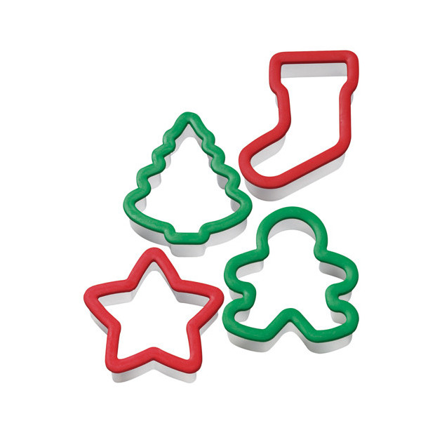 Emporte-Pièce Biscuit Noël 8,8 cm (x4) Wilton –