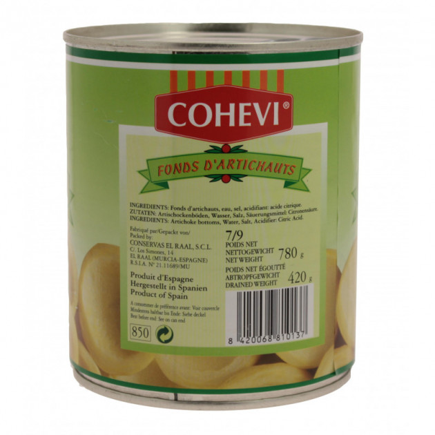 Conserve Fonds d'Artichauts Conserve Fonds d'Artichauts