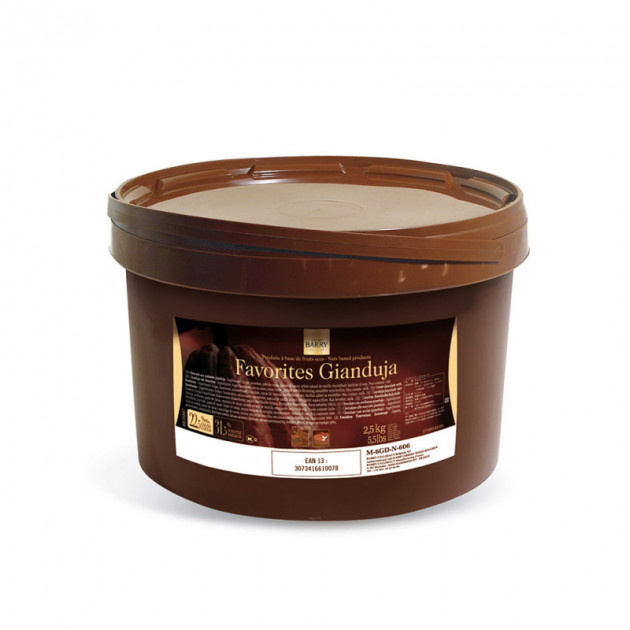 Gianduja favorites 2.5 kg Barry