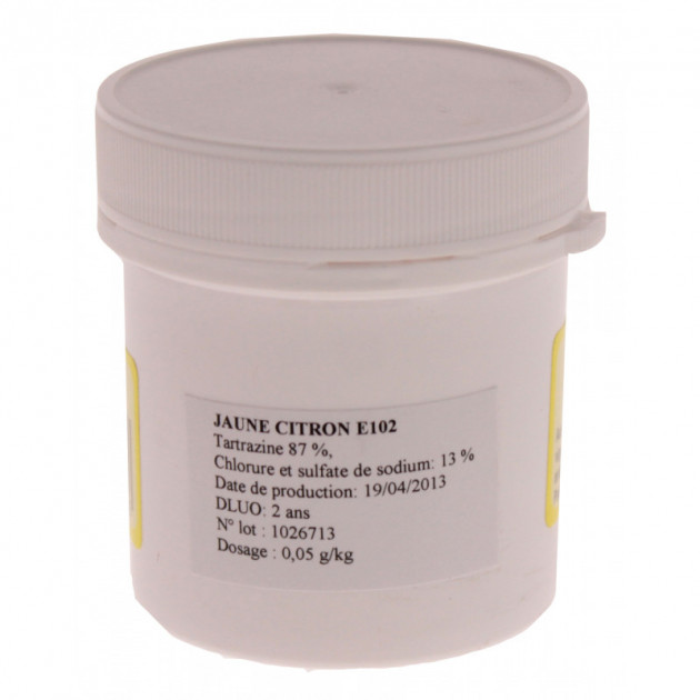 Colorant poudre jaune