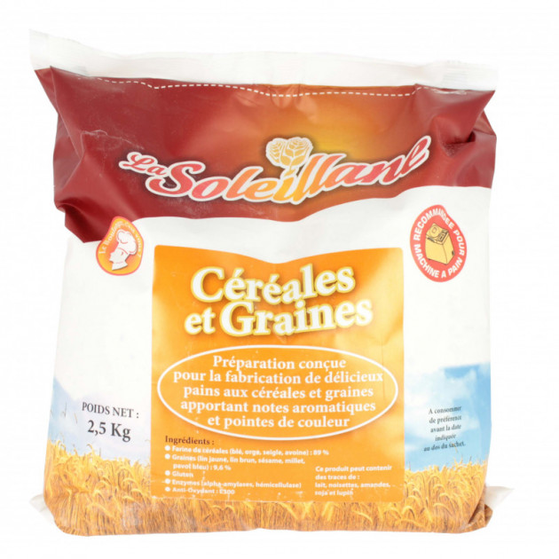 Preparation Pains aux Cereales