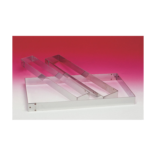 Rectangle Inox sans fond 9 x 57 cm Rectangle Inox sans fond 9 x 57 cm