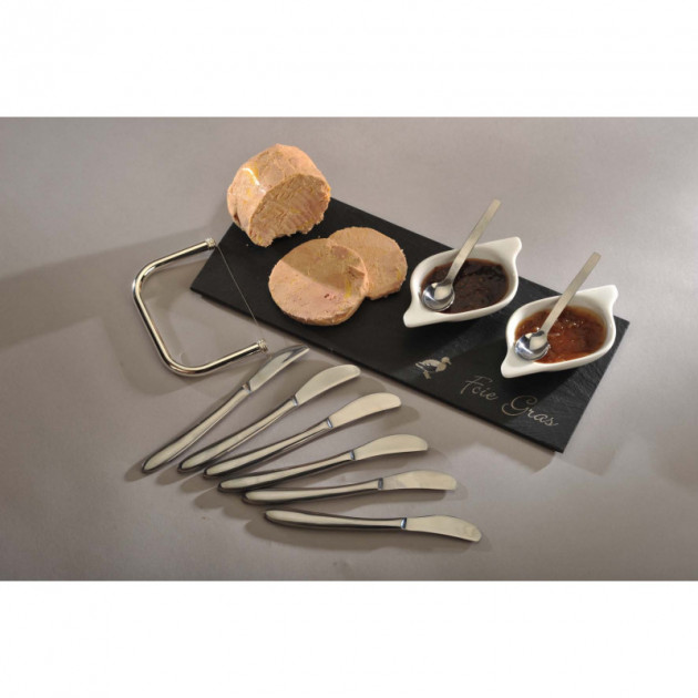 Coffret Presentation Foie Gras en Ardoise LeBrun 12 pieces Coffret Presentation Foie Gras en Ardoise LeBrun 12 pieces