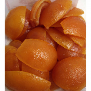 Quartiers d'oranges confites 1kg Quartiers d'oranges confites 1kg