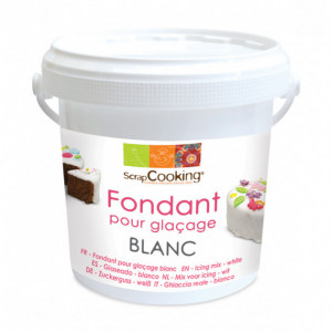 Fondant pour Glaçage Blanc 500g Scrapcooking Fondant pour Glaçage Blanc 500g Scrapcooking
