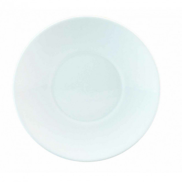 FIN DE SERIE Assiette plate a dessert Galice en Porcelaine Blanche 16 cm (x 12)