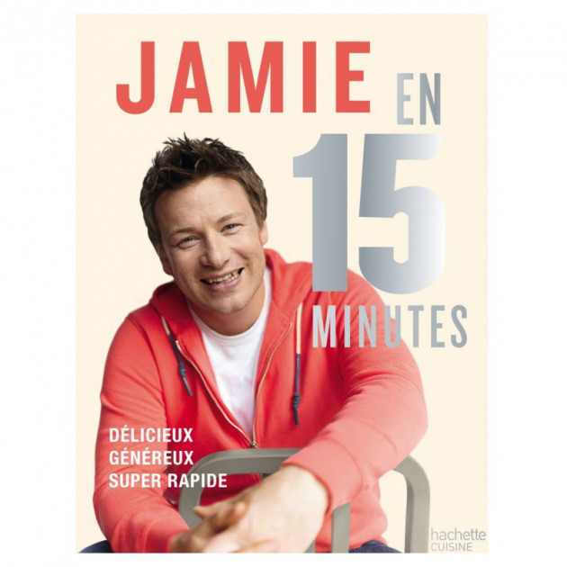 Livre de recettes Jamie en 15 minutes. chez Hachette