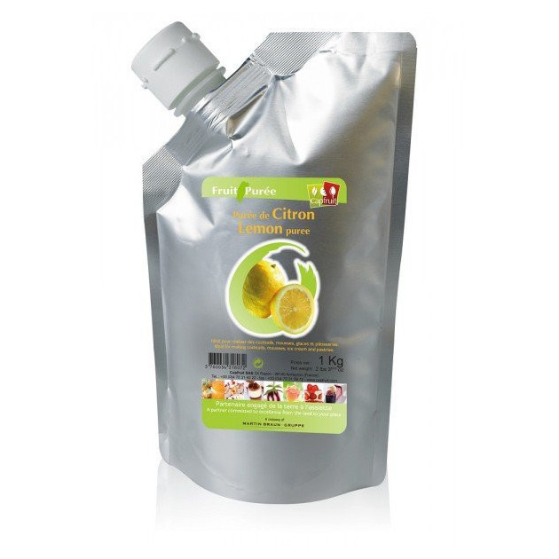 Puree de Citron Jaune Capfruit 1kg