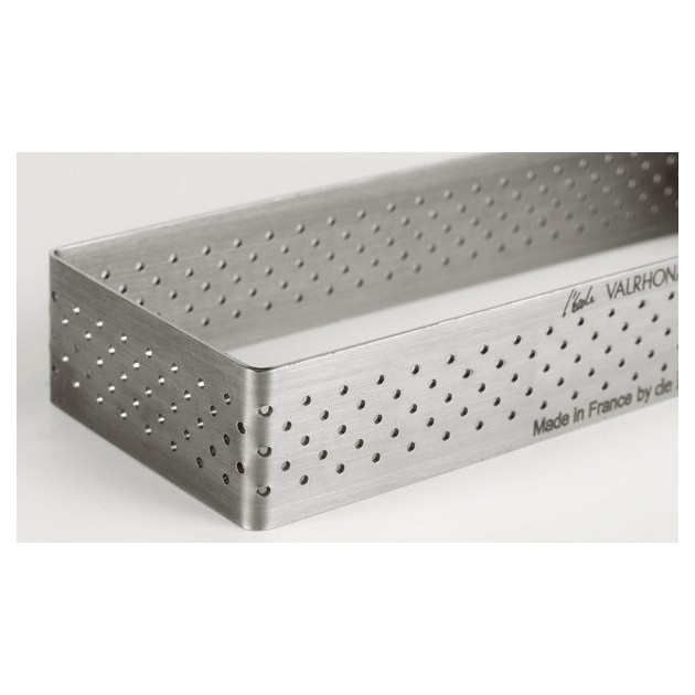 Cercle a Tarte Rectangulaire Perfore 25 cm De Buyer Cercle a Tarte Rectangulaire Perfore 25 cm De Buyer