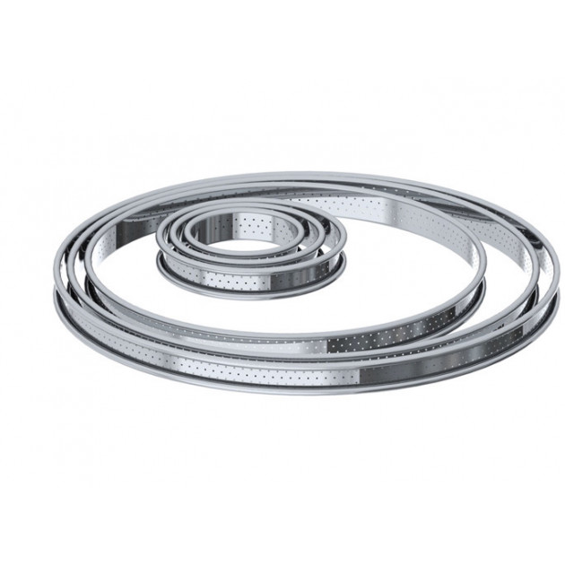 Cercle perfore en Inox par De Buyer