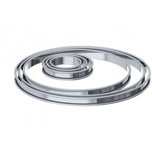 Cercle à tarte inox perforé Ø 8 cm - Meilleur du Chef