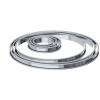 Cercle à Tarte perforé Ø 26 cm en Inox par De Buyer
