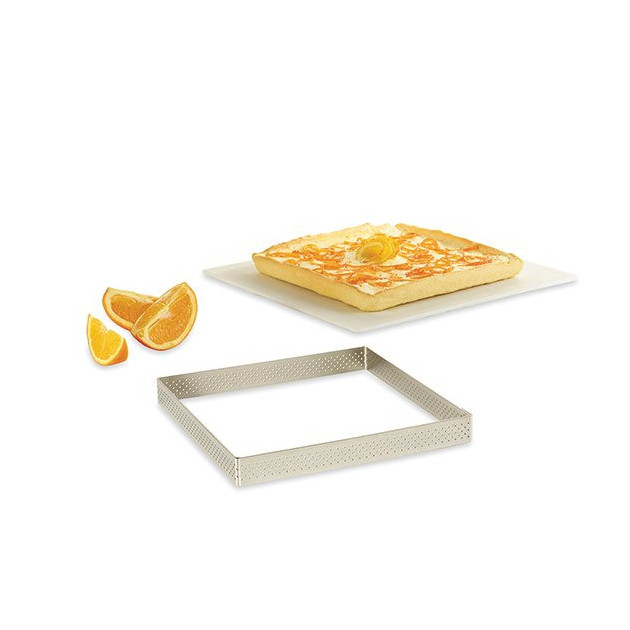 Cercle a tarte carre perfore De Buyer Cercle a tarte carre perfore De Buyer
