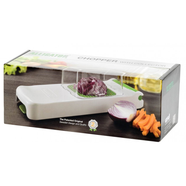 Packaging de l'Alligator Blanc et Vert Packaging de l'Alligator Blanc et Vert