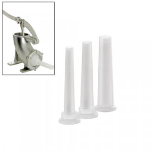 Jeu de 3 entonnoirs pour poussoir saucisse horizontal