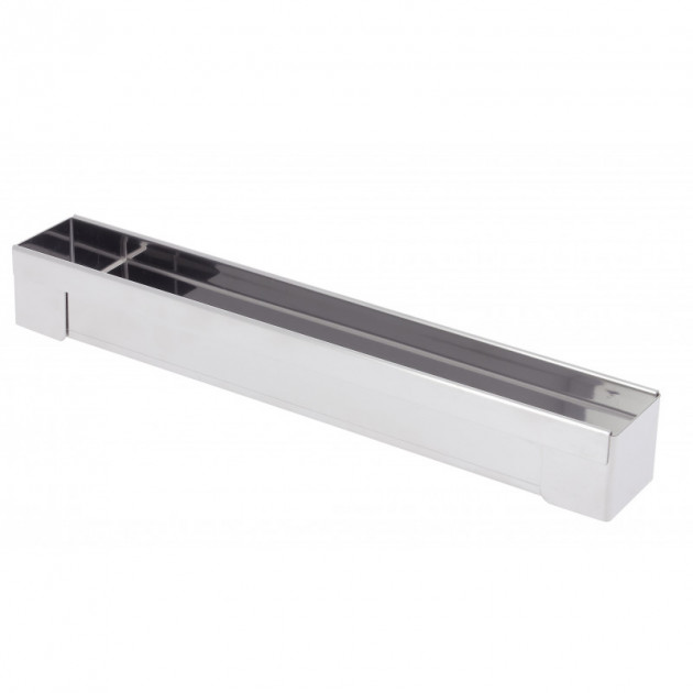 FIN DE SERIE Gouttiere carree demontable en inox 30 x 4 cm de buyer
