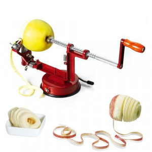 Pèle-pommes Rouge à ventouse Pèle-pommes Rouge à ventouse