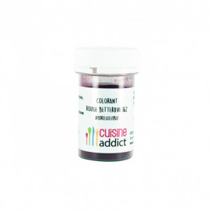 Colorant alimentaire Rouge Betterave E162 10g Poudre Hydrosoluble Cuisineaddict